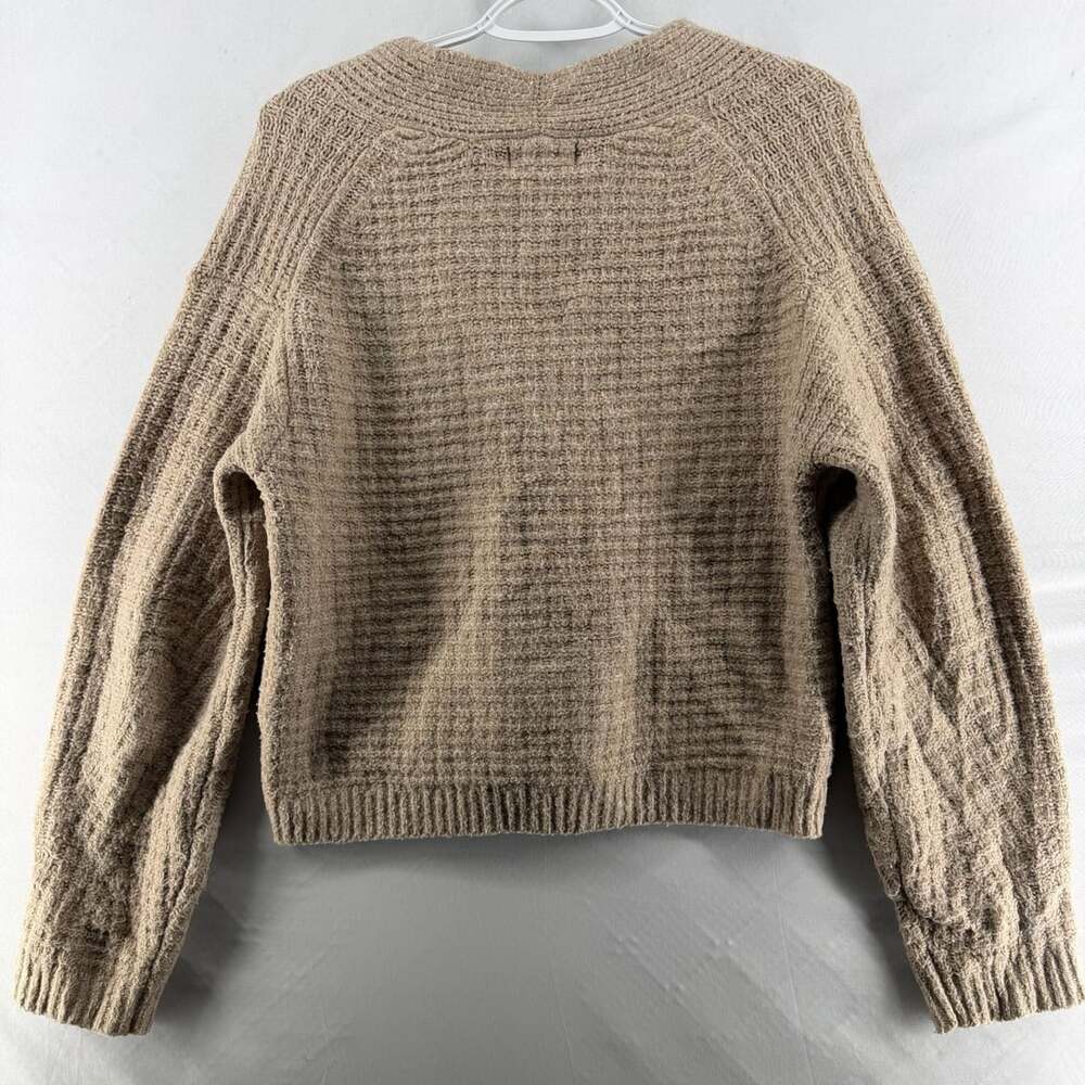 1657 Universal Thread Sweater Size S Brown Knit Cropped